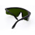 1064nm激光打标机雕刻机防护眼镜美容仪镭雕切割焊接护目镜 百叶窗墨绿镜片(加厚)+眼镜袋