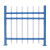 锌钢护栏 围栏栅栏户外家用隔离栏杆 厂区学校庭院镀锌围栏 【加厚款】1.2米高三横梁一米价格