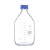 SIMAX大口方形蓝盖瓶GL80广口玻璃试剂瓶500/1000/2000ml密封罐 2000ml 透明 GL45