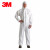 3M 4515白色带帽连体防护服 防护颗粒物 防尘 防颗粒透气舒适 减少热应 耐用型/全白防护服4510(1套) XL码