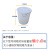 级大白桶加厚45L65L100L储水桶带盖发酵桶酿酒桶塑料大圆胶桶 加厚版150L大白桶（无盖）