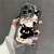 富典可爱小黑猫适用于iPhone15手机壳苹果14/13/12/11华为荣耀90Pro全包OPPO小米VIVO防摔电镀文理女款 电镀-DDQBW738+银珠手链 VIVO-Y70S/Y51S