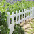 希万辉 栏杆护栏现货草坪护栏塑料pvc园艺花坛花园绿化围栏 小区护栏园林栅栏 深蓝色30cm高