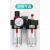 适用气压油水分离过滤器空压机压缩气泵气动减压调压阀气源处理可 BFC4000