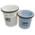 大号灰色圆形带漏筐塑料茶渣桶办公室废茶叶过滤桶茶海垃圾桶 102大号米白单筐无桶