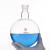 久龙玺 单口玻璃圆底烧瓶标准磨砂口耐高温蒸馏瓶 100ml/29#