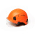 安吉安SF-06 安全帽搭配白色护目镜和3点式Y型带  橘色 1顶