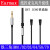 Earmax 适用于森海塞尔IE80 IE80S IE8 IE8I尼龙编织单晶铜镀银带线控 耳机线 BNT IE线控版 （赠胶套一包）