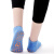 稳斯坦 W230 (5双)点珠点胶防滑袜 儿童成人瑜伽蹦床袜 紫色-成人男女(37-41码)