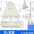 定制镀锌铁板支架防锈底座滑轮架三角架L型固定滚动吊轮轴承滑轮底座 U型6%23支架不带螺丝