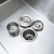 箭牌（ARROW） 家用厨房水槽双槽洗菜盆双槽304不锈钢水槽洗碗池配龙头 AE558147G-1含抽拉龙头及配件