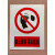 南方电网电力安健环铝板反光搪瓷安全警示牌标识杆号牌标示牌定制 禁止抛物 50x40cm