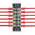 TB接线端子排15A 25A 45A电线连接器配电箱固定式接线排铜接线柱 15A 3位
