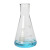 三角烧瓶500ml化学实验室锥形瓶250毫升带硅胶塞锥形烧瓶大B 2000毫升【带硅胶塞】