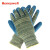 霍尼韦尔劳保手套防割耐磨乳胶涂层手套耐高温2232525蓝色10码
