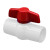 联塑 LESSO PVC给水管管件配件球阀(PVC-U给水配件) 球阀白色 DN20