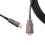工业相机USB3.0A转MicroB公光纤带高柔固定螺丝拖链连接线 USB3.0转MicroB光纤数据线 0.5m