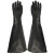 固安捷  喷砂手套 颗粒防滑橡胶手套加长款65cm 黑色 65cm