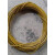 304不锈钢金黄色包胶钢丝绳百香果旗杆广告吊牌子遮阳网钢丝绳子 金色包胶直径1.5mm20米送20个铝套