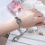 天梭（TISSOT）瑞士手表 乐爱系列时尚气质钢带石英女士手表小圆盘腕表 T058.009.11.051.00