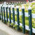 宁波PVC草坪护栏栅栏围栏户外花园小区庭院绿化栅栏塑钢白色绿色