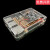 4代外壳4b+壳RaspberryPi4机箱散热外壳透明黑色可选 透明壳