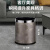 酒店垃圾桶客房家用厨房收纳桶ktv宾馆餐厅卫生间定制LOGO垃圾架 双层塑料水立方银圈10L