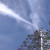 铂特体 雾桩喷淋喷雾桩工地厂房矿场360旋转高压喷淋除尘造雾机一拖一 1立杆+喷头+主机（15米左右）