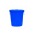 顶奈塑料水桶储水厨房发酵胶桶超大容量白桶蓄水大桶收纳桶酒店餐厅工业环卫物业垃圾桶加厚大号带盖100L蓝色