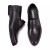 沙驰（SATCHI）男鞋新款夏季真皮冲孔透气凉鞋商务休闲鞋套脚圆头镂空皮鞋 黑色 44