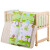 SWEETYBB全实木无油漆婴儿床宝宝摇篮床可变摇床 实木床+赠品