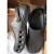 铂来西雅 工作鞋防滑防水耐油轻便鞋 有孔 单位：双 黑色 38码