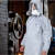 勋狸粑防化服化学实验室防酸碱防核辐射连体铅衣全身防护服 6200防毒面具 M