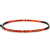 川崎KAWASAKI全碳素羽毛球拍单拍耐用型专业训练进攻型高磅羽拍HIGH TENSION G5 (已穿线) 橙色/红色