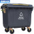 富都华创 户外大型环卫垃圾桶移动垃圾车带轮带盖垃圾箱 其他垃圾660升 FDHC-LJC-6