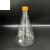 玻璃三角瓶耐高温加热刻度微波炉黄盖密封螺口锥形瓶 1万ml