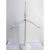 风力发电机太阳能风机可手拨风叶转动模型办公桌家居装饰摆件礼 白色