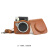 影沣适用于富士拍立得mini90相机包90保护壳皮套自拍镜配件肩带透明壳 mini90棕色相机包+相片包