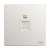 ABB开关插座弱电轩致框雅典白色一位单网路信息插座 AF331