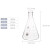 三角烧瓶 锥形瓶250ml 加厚耐高温 实验室摇瓶500ml GG17 化验室 1000ml 50 5000ml