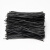 BOWERY扎丝0.55mm黑色15CM长扁形电镀锌包塑铁丝捆绑线葡萄藤架绑扎带 1000根/包 1包