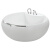 TOTO晶雅浴缸PJY1604-4HPW人造石圆形浴缸独立式防滑泡澡盆 预售：PJY1604-4HPW(含下水、扶