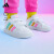 adidas GRAND COURT 2.0魔术贴运动学步鞋女婴童阿迪达斯轻运动 白色/粉色/绿色/橙色 27(160mm)