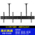 通用支架吊架吊装吊顶悬挂可伸缩旋转吊挂天花板双屏电视机壁挂架 双杆双屏32-39英寸1米