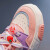 回力童鞋儿童运动鞋2024春季新款女童鞋小学生兔耳朵板鞋中大童鞋子女 米白粉 -1127 28码