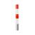 锦安行 JA-LZ29 100cm预埋镀锌立柱道路钢管警示柱铁立柱立柱固定路桩1000×φ76×150mm 厚2.0mm 红白色