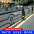 宁波花式市政隔离护栏人行道安全栏杆室外道路不锈钢围栏海南定制 墨绿色