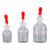 纳仕徳 SY4056 胶头滴瓶 白滴瓶 玻璃棕滴瓶 附胶帽点滴瓶 化学生物实验室耗材 60ml 棕色（2个装)