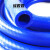 郦狼硅胶管耐高温耐压16mm水管双层厚蓝色夹线真空耐热编织硅橡胶软管 单层编织线内径6mm