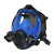 AEGLE羿科 蓝色硅胶球状全景速戴型全面罩(接滤盒)EW8400